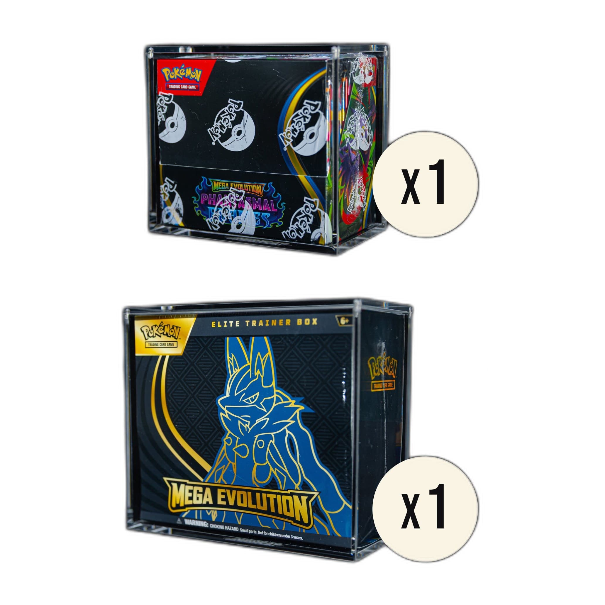 Pokémon BB + ETB Bundle Acrylic Case (2 Units)