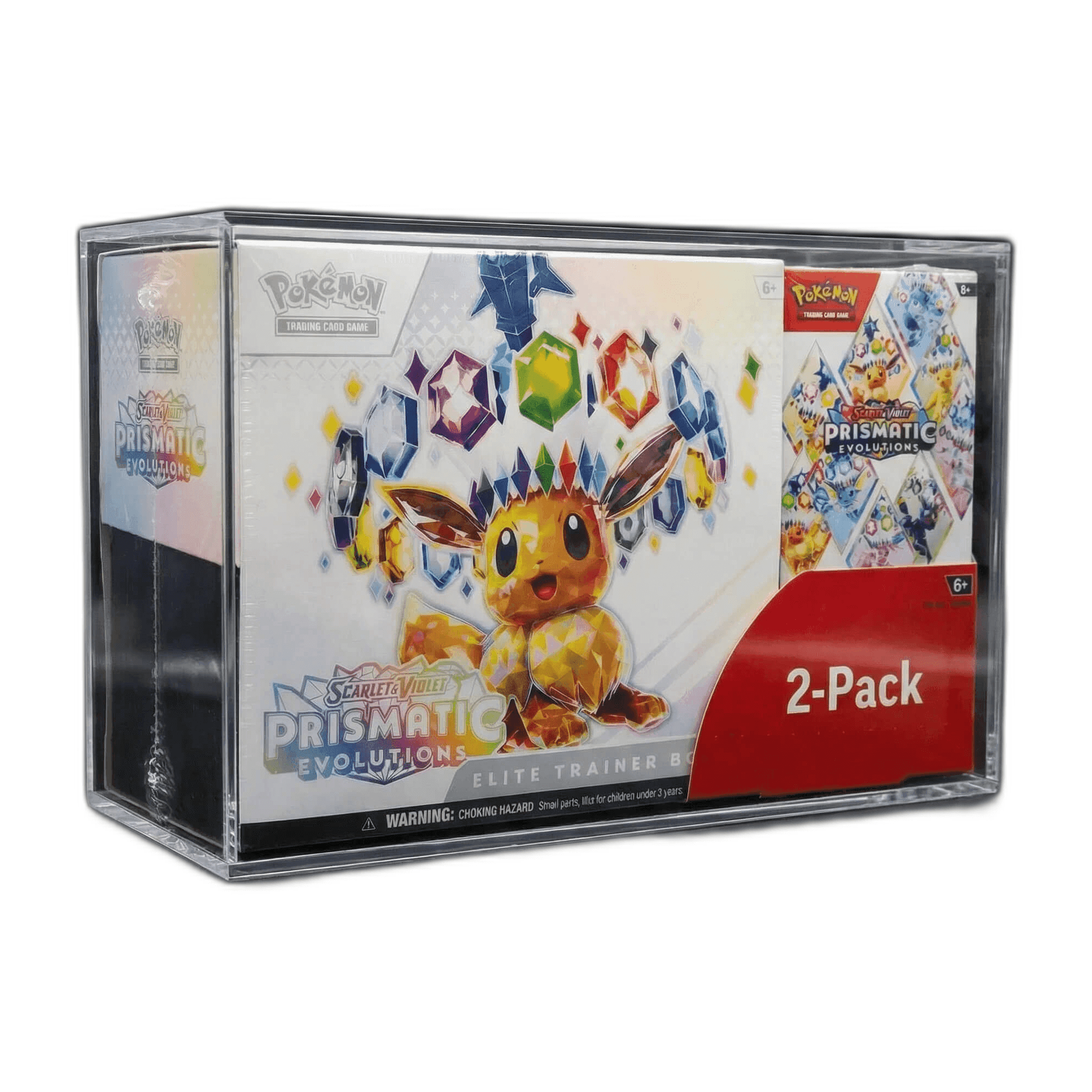 Pokémon Prismatic Evolutions Costco Bundle (2025) Acrylic Case